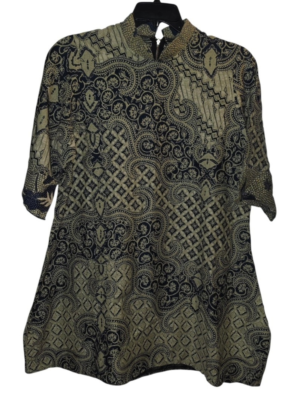Dewi Ratih Traditional Batik Tunic Blouse Size XL